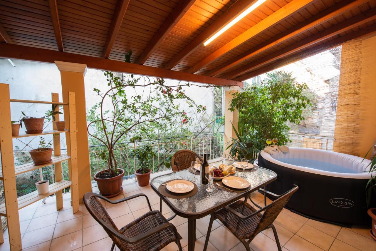 Luxury katrinas apartment with outdoor jacuzzi Corfu  Zewnętrze zdjęcie