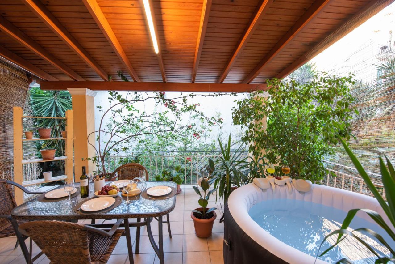 Luxury katrinas apartment with outdoor jacuzzi Corfu  Zewnętrze zdjęcie